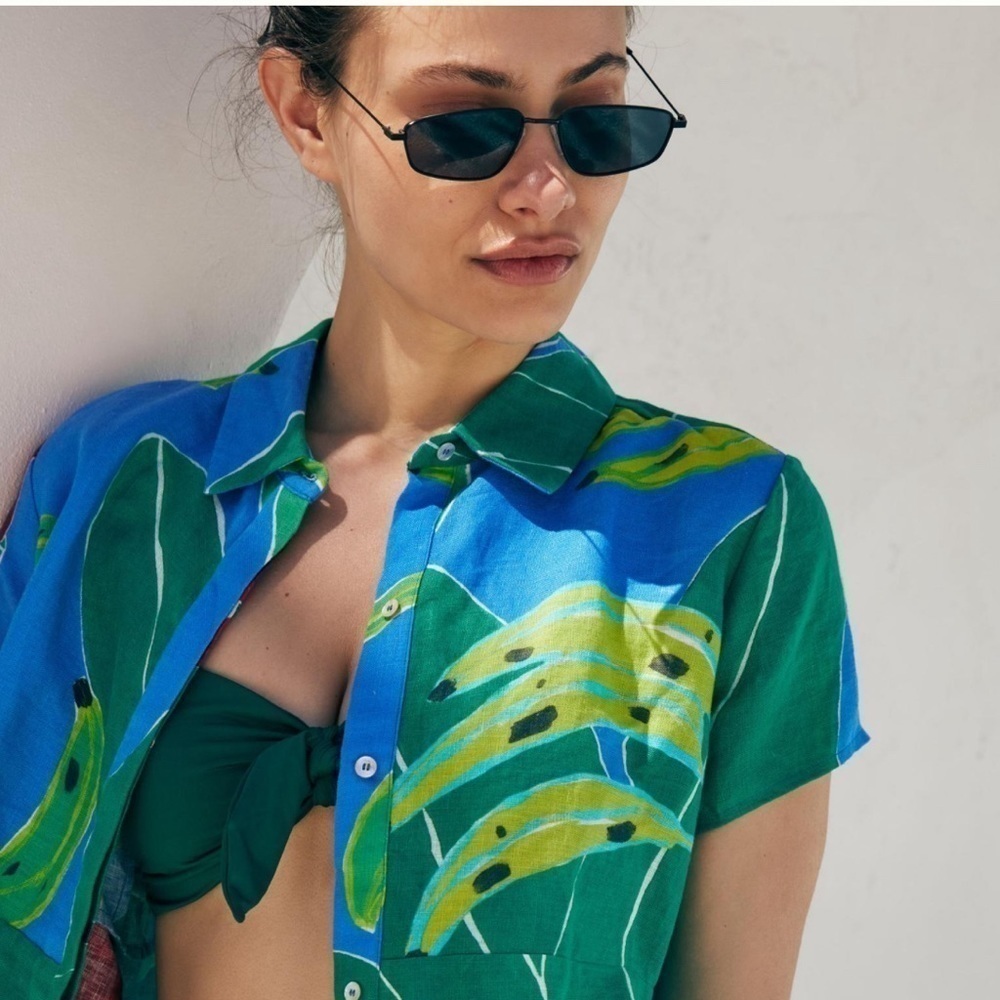 Anthropologie‎ slim wire rimmed sunglasses